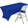 Funda Elástica para Mesa de Conferencias de Hotel, Funda Elástica para Mesa con Forma de Arco, Mantel Sencillo para Banquetes de Bodas al Aire Libre