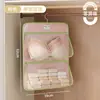 Bolsa de almacenamiento de ropa interior para dormitorio estudiantil, organizador de almacenamiento de sujetadores y lencería para colgar en la pared, bolsa de malla para almacenamiento de calcetines