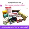 Processamento de Caixa Colorida Plástica para Cosméticos Caixa de Presente Desenho Impressão em Cartão Branco Caixa de Papel Dobrável Caixa de Embalagem de Papelão Ondulado Personalização