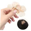 Tocado de Novia Transfronterizo Peine para el Cabello Barroco Flores Doradas Súper Hada Adornos para el Cabello de Novia Accesorios de Boda Retro