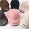 Chapéu de Aba Rígida para Circunferência de Cabeça Grande para Mulheres, Boné de Baseball Simples com Letra, Chapéu de Sol de Aba Larga para Afinar o Rosto, Boné Bico de Pato para Homens, Tendência para Uso ao Ar Livre