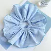 Tecido de alta qualidade anel de cabelo cólon grande cabeça de bola folha corda de cabeça doce coreana corda de cabelo rabo de cavalo feminina flor de cabeça
