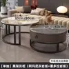 Mesa de Centro de Madeira Maciça Sala de Estar Uso Doméstico Apartamento Pequeno Moderno Simples Luxo Leve Sensação de Alto Padrão Camada Dupla Mesa de Chá para Sofá