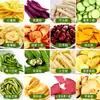 Crujientes de Frutas y Verduras Personalizados 5 kg a Granel Frutas y Verduras Secas Mixtas, Champiñones Secos Crujientes, Frutas y Verduras Mixtas Deshidratadas