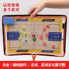 Pizarra táctica de fútbol con cremallera, tablero de batalla magnético, pizarra táctica de baloncesto, tablero de demostración de jugadores con piezas de ajedrez
