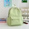 Moda Transfronteriza Estilo Coreano Estudiante Alta Apariencia Bordado de Moño Fresco y Ligero Mochila de Gran Capacidad
