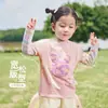 [7A Antibacteriano] Camiseta de Manga Larga para Niña Moda de Otoño Bebé Falso Dos Piezas Camiseta Básica para Niños Pequeños Otoño 8 Ropa Infantil