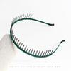Diadema headdress de diente largo antideslizante puesto simple con diadema de diente maquillaje lavado de cara diadema deportiva accesorios para el cabello al por mayor
