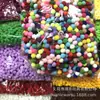 Decoración hecha a mano 1.5cm paquete de 100 bola de pelo muñeca confundida falda material ciencia y educación accesorios