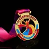 Medalla Creativa para Carrera de Maratón Personalización Reunión Deportiva Infantil Colgante de Metal Personalización Medalla Conmemorativa de Senderismo Personalización