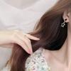 Pendientes Inspirados en Estrellas para Mujer, Clavos Geométricos de Estrella con Cristales y Diamantes, Nuevo Estilo Primavera/Verano, Estilo de Celebridad de Internet