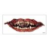 Halloween Boca Tattoo Sticker Horror Scar Bloody Wound Scar Makeup Pie Sticker Adesivo Rosto Sticker