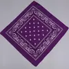 Lenço quadrado de poliéster com estampa paisley de flor de caju, lenço mágico para atividades ao ar livre, passeios, estilo hip hop
