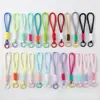 Novo Cordão Colorido Simples Tecido à Mão para Celular Chaveiro Cordão Combinação de Cores Corda para Celular Corda para Copo d'Água Atacado