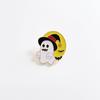 Halloween broche cartoon engraçado fantasma abóbora emblema de metal bonito crânio morcego pin homens e mulheres acessórios