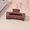 Amazon Pinza Rectangular Transfronteriza Ps Escarchado Pinza Tiburón Pasador Simple Pinza Grande Accesorios para el Cabello Accesorios Yiwu