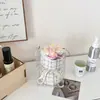 Caja de Regalo Estilo Puff Transfronteriza de PVC Estilo Chanel Pequeño Regalo para el Día del Maestro Bolso de Mano Regalo Flor Tejida Tienda Hecha a Mano Regalo