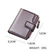 Cartera vertical para hombre, tarjetero, billetera corta de una pieza, billetera triple para hombre, tarjetero para varias tarjetas, billetera para hombre.