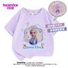 Playera de la Princesa Elsa para Niña Playera Raslan de Manga Corta para Niña Ropa con Lentejuelas que Cambian de Color y Patrón Variable Ropa para Niños