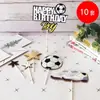 ¡Adelante Niño Decoración de Pastel Fútbol Niño Baloncesto Maestro Temática Adorno Niño Fiesta de 10º Cumpleaños Decoraciones