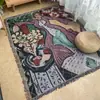 Pintura Famosa Mundialmente Estilo Pintura a Óleo Vintage Manta de Fio Manta de Lazer Toalha de Sofá Pano de Pendurar Pano de Cobertura Tapete Toalha de Mesa Manta de Fim de Cama Manta