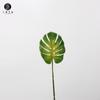 Venta directa de fábrica hoja de tortuga simulada hoja de plátano PU hoja de girasol hoja de abanico planta de decoración de interiores hoja de palma hoja de abanico de paisajismo