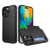 Nuevo Transfronterizo Aplicable iPhone16ProMax Deslizante Multifunción Tarjeta Carcasa Anticaída Carcasa Apple 16Plus