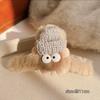 Pinza de Agarre Rellena para la Parte Posterior de la Cabeza, Tocado de Briquetas de Celebridad de Internet, Pinza de Tiburón para el Cabello de Alta Gama, Accesorio para el Cabello de Felpa para Otoño e Invierno, Dulce