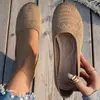 Novedad Modelo Primavera/Verano 2026 Comercio Exterior Transfronterizo Cómodos Versátiles Zapatos Planos para Mujer Amazon Zapatos Planos para Mujer Europeos y Americanos de Tacón Bajo