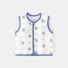 Chaleco de Bebé Otoño e Invierno Chaleco Acolchado para Bebé Chaleco Infantil Chaleco para Recién Nacido Algodón Puro Cálido Protección de Barriga Top