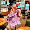 Creativo Llavero de Cámara Luminosa Sanrio Lindo Colgante de Bolsa de Cámara Polaroid Llavero Pequeño Regalo