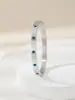 Kajia Moda Pareja Pulsera de Acero de Titanio de Diez Diamantes Que No Se Desvanece, Aliento de Bebé de Moda, Pulsera de Acero Inoxidable de Alta Gama para Niñas