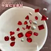 Accesorios para Uñas de Año Nuevo, Brillantes Pedrería Roja China con Parte Trasera Puntiaguda, Forma de Huevo de Paloma, Forma de Corazón y Forma Irregular para Uñas de Otoño e Invierno