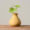 Mascota de Té A5L Adornos de Jarrón Pequeño Puede Criar Mini Zen Arena Púrpura Hecho a Mano Arte del Té Juego de Flores para Hidroponía