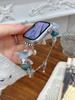 Pulsera de Metal con Cuentas Talladas Adecuada para Apple iWatch Generación 11 10/987