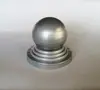 Bolas Vazadas de Ferro Galvanizado, Bolas Decorativas para Cabeça de Coluna de Tubo Quadrado, Acessórios para Cercas de Arte em Ferro, Tampas de Postes de Guarda-corpo 80
