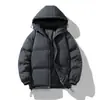 Abrigo de algodón de invierno para hombre, traje de pan con capucha, abrigo de algodón grueso para pareja, abrigo de algodón informal holgado, chaqueta de plumón cálida para hombre
