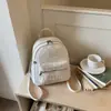 Mochila Casual de Moda Feminina Modelo Novo 2026, Leve, Simples, Bolsa Versátil para o Dia a Dia e Compras, Mochila Pequena