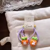 Laços de Cabelo Desenho Animado Fofos, Exclusivos Estilo Coreano Pacote com 2 Faixas de Cabelo de Frutas, Presilhas de Cabelo Xadrez Estrela para Meninas, Presilhas Bico de Pato Coloridas