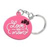 Accesorios de Llavero Suave de Pvc de Venta Caliente Transfronteriza Colgante Pequeño Estilo de Dibujos Animados Día de la Madre Colgante para Bolso Decoración de Joyería