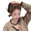 Banda para el cabello con dientes superiores de alto temperamento para mujer, banda para el cabello con volumen, nueva tarjeta para el cabello de otoño e invierno, banda para el cabello para lavarse la cara, accesorios para el cabello