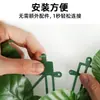 Rolo de Cerca Simulada Cerca de Rattan Cerca Decorativa de Flores Artificiais para Exterior Cerca Telescópica Simulada Planta Verde Jardim Varanda Flor Artificial