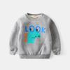 Suéter forrado de vellón para niños, ropa de invierno para niños, chaqueta abrigada para bebés, suéter, jersey grueso para niño, moda de tendencia