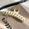 Pinza de Agarre para Mujer Otoño e Invierno Grande para el Cabello Pinza de Tiburón Horquilla Clip para la Parte Posterior de la Cabeza Adorno para el Cabello 2024 Nuevo Sensación de Alta Gama Horquilla