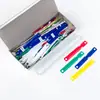 Papelería Hp Clip Sujetador para Estudiantes Material PP Anillo de Goma para Encuadernación Clip de Color Venta Directa de Fábrica