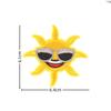 Girasol Mariposa Alas Palmera Bordado Tela Pegatina DIY Decorativo Bolsa Ropa Pantalones Agujeros Parche Adhesivo