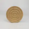 Porta-copos de madeira de bambu, tapete para xícara de chá, almofada de isolamento térmico, porta-copos antiderrapante, tapete criativo para xícara de café e suco, bandeja de chá, comércio exterior, atacado
