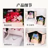 Nueva Caja de Regalo de Flores de Jabón Rosa de Doble Puerta Caja de Regalo Regalo de Cumpleaños para Pareja Caja de Regalo Souvenir Empaque del Día de San Valentín