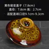 Taza de té Gaiwan accesorio de tapa única porcelana blanca azul y blanco tapa Gaiwan para preparar té San Cai cuenco de té tapa transparente juego de té cero