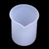 Proporção de Mistura de Cola de Cristal DIY com Copo Medidor de Silicone Molde de Silicone 100ml Reutilizável